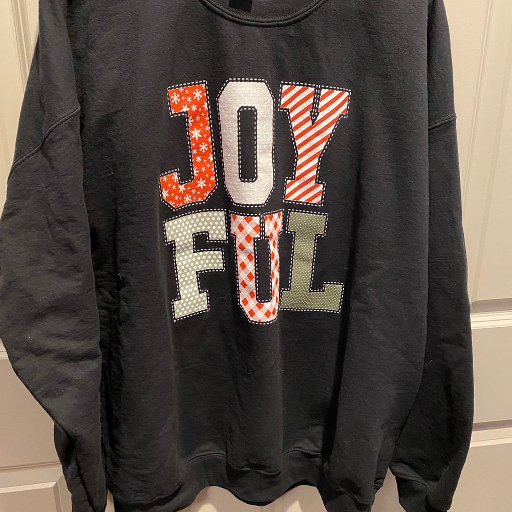 Plus size joyful crew neck sweatshirt size 2x